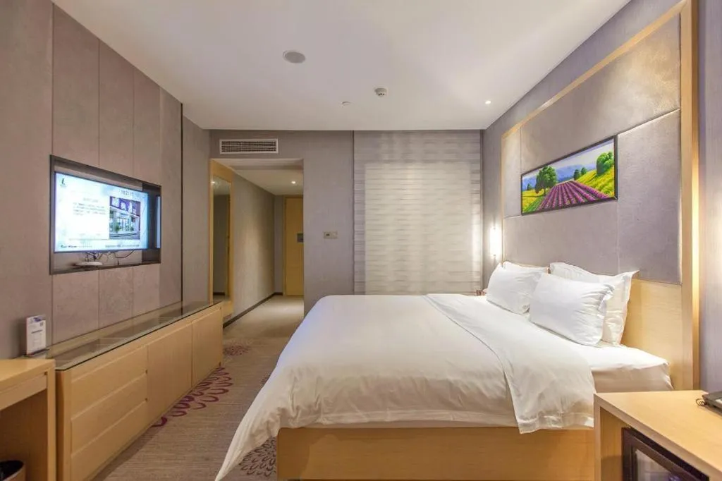 Bed in Lavande Hotels·Wuhan Fanhai CBD