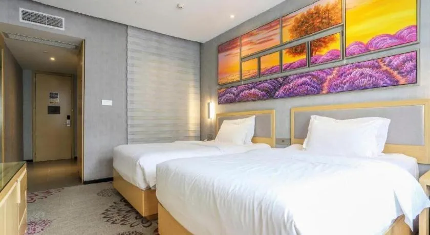 Bed in Lavande Hotels·Wuhan Fanhai CBD
