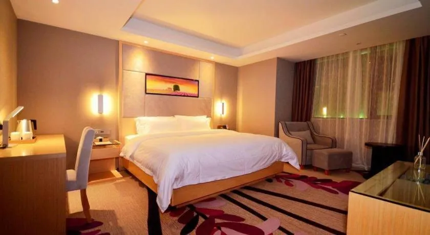 Bed in Lavande Hotels·Wuhan Fanhai CBD