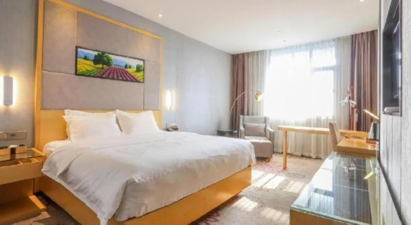 Bed in Lavande Hotels·Wuhan Fanhai CBD