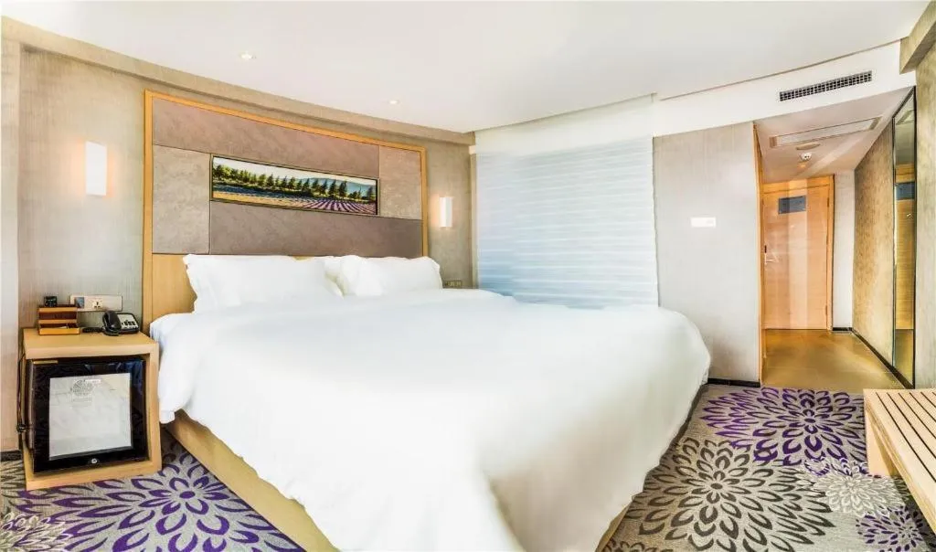 Bed in Lavande Hotels·Qingdao Wusi Square