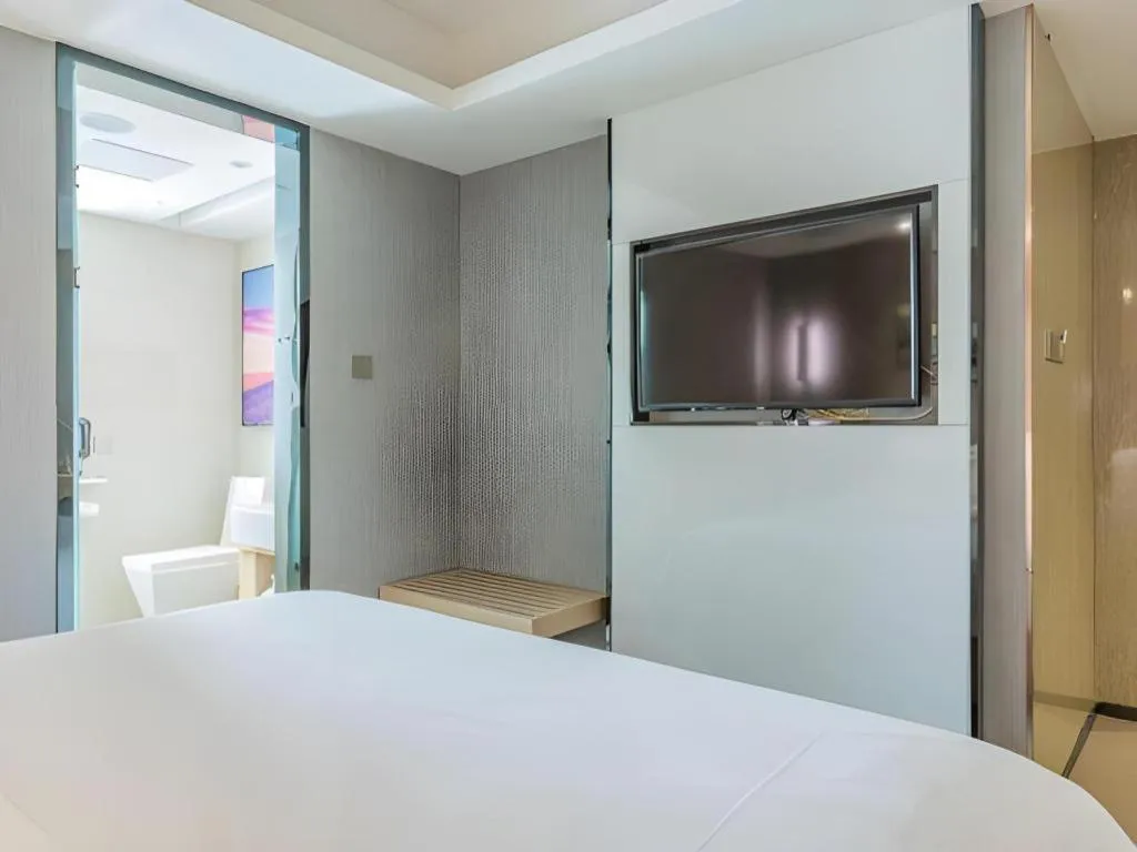 Bed in Lavande Hotels·Qingdao Wusi Square