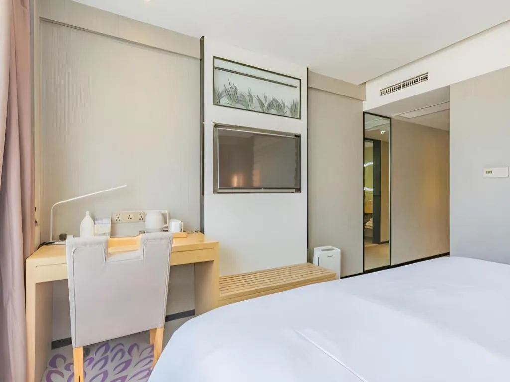 Bed in Lavande Hotels·Qingdao Wusi Square