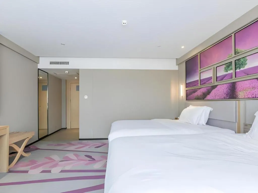 Bed in Lavande Hotels·Qingdao Wusi Square