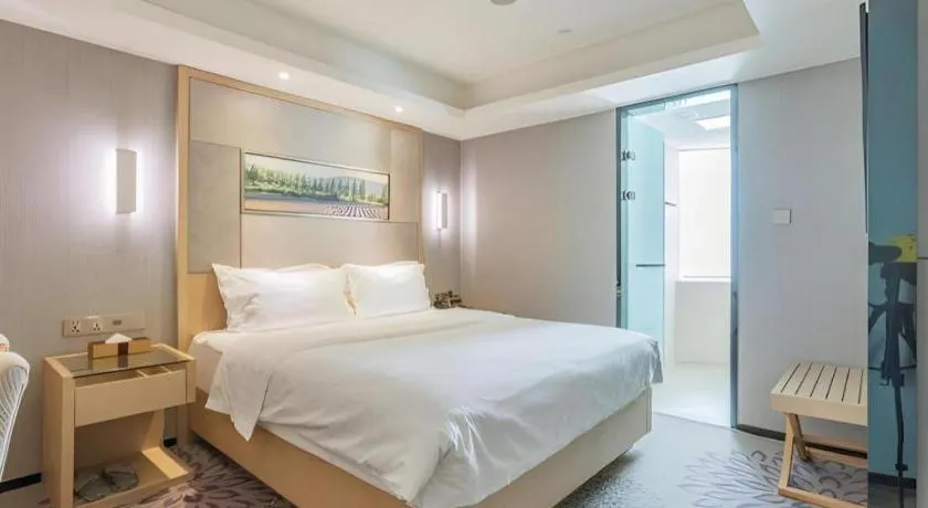 Bed in Lavande Hotels·Qingdao Wusi Square