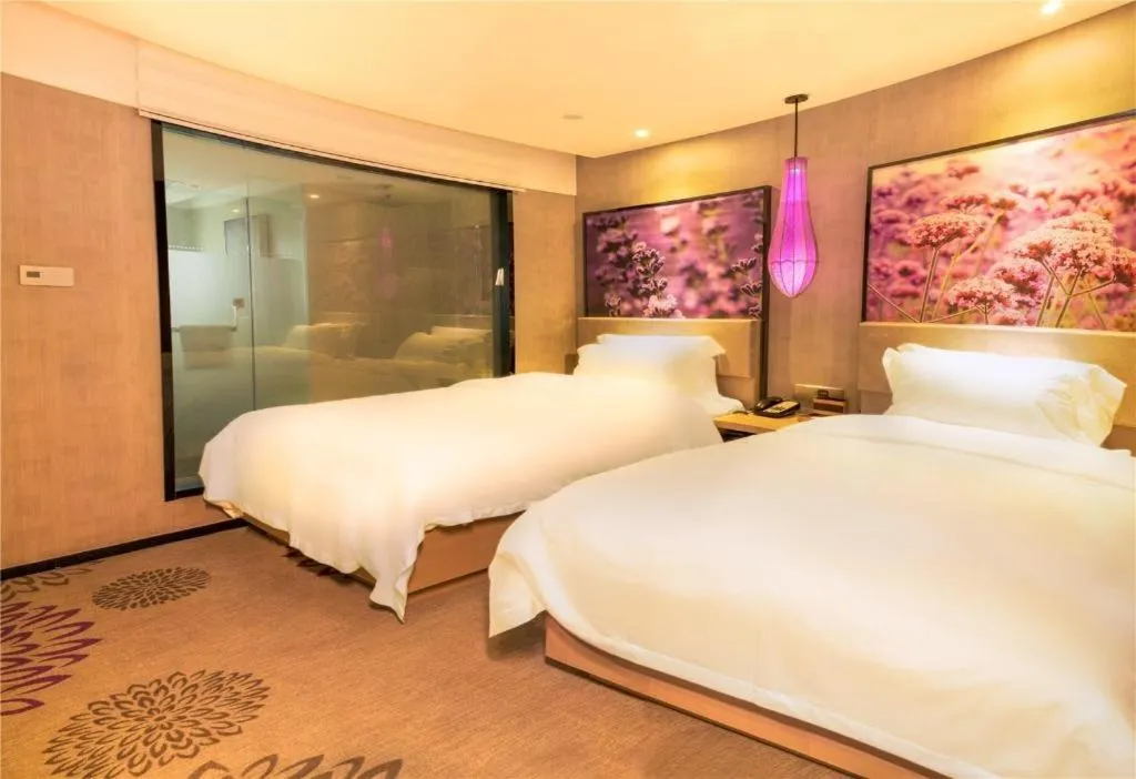 Bed in Lavande Hotels·Qingdao Wusi Square