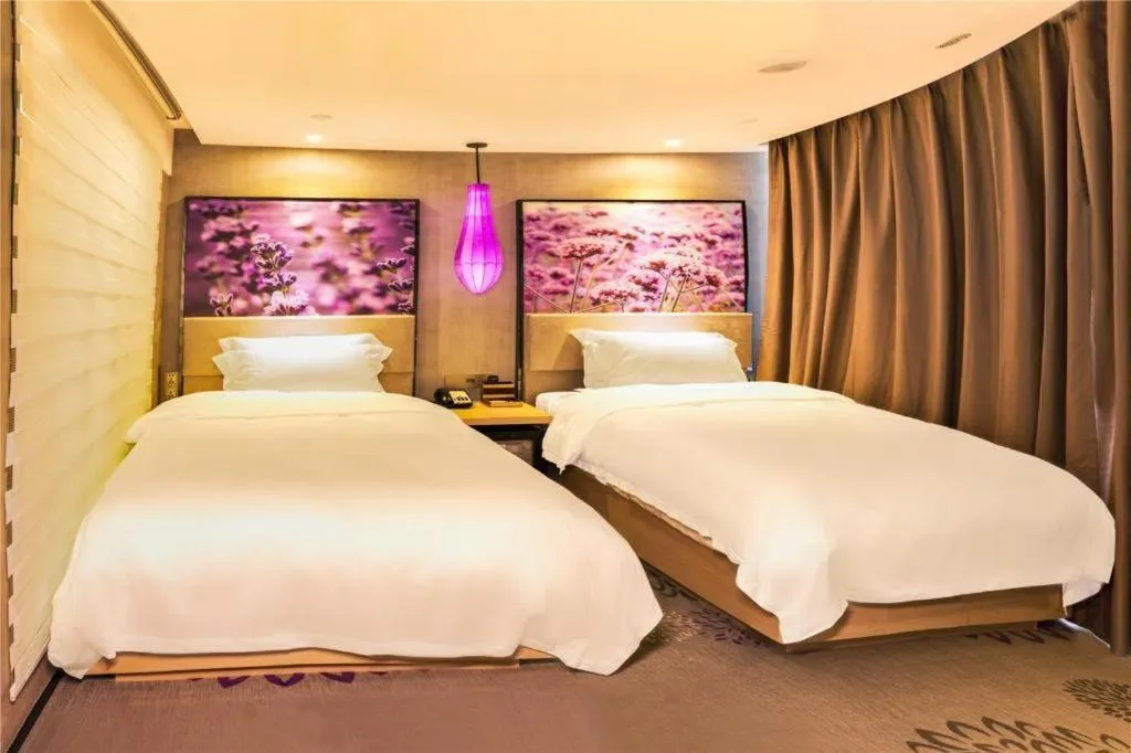 Bed in Lavande Hotels·Qingdao Wusi Square