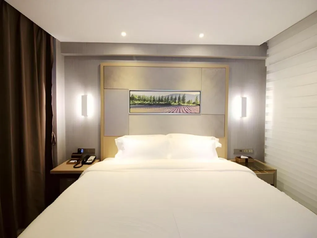 Bed in Lavande Hotels·Qingdao Wusi Square