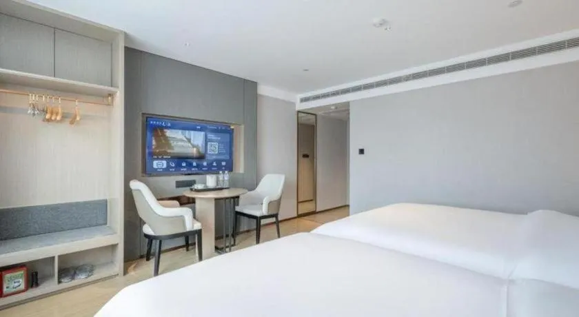 Bed in Lavande Hotels·Qingdao Wusi Square
