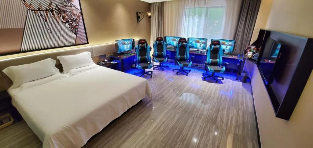 Bed in IU Hotels·Nanning Zoo Metro Station RT-Mart