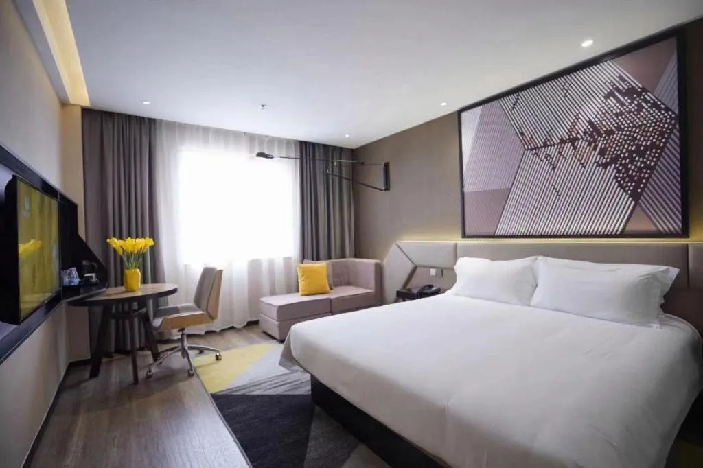 Bed in IU Hotels·Nanning Zoo Metro Station RT-Mart