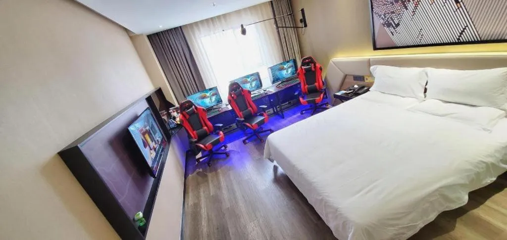 Bed in IU Hotels·Nanning Zoo Metro Station RT-Mart