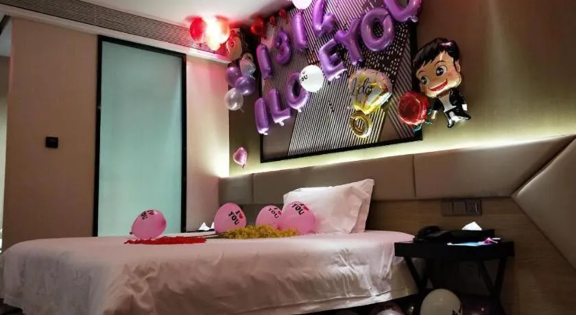 Bed in IU Hotels·Nanning Zoo Metro Station RT-Mart