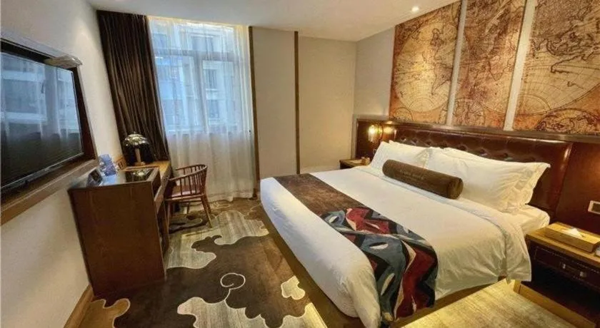 Bed in James Joyce Coffetel·Shanghai Zhuanqiao Wanda Plaza