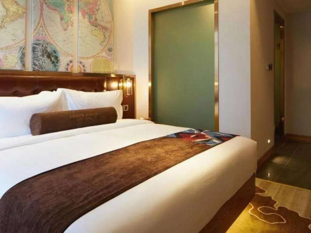 Bed in James Joyce Coffetel·Shanghai Zhuanqiao Wanda Plaza