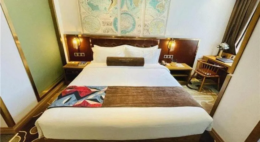 Bed in James Joyce Coffetel·Shanghai Zhuanqiao Wanda Plaza