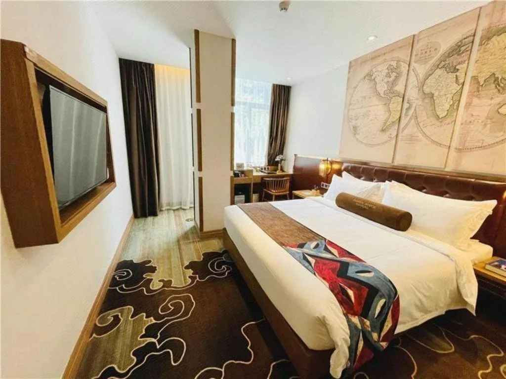 Bed in James Joyce Coffetel·Shanghai Zhuanqiao Wanda Plaza