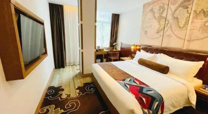 Bed in James Joyce Coffetel·Shanghai Zhuanqiao Wanda Plaza