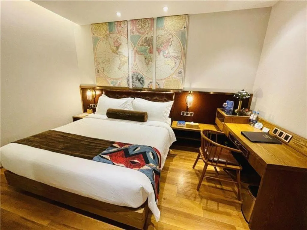 Bed in James Joyce Coffetel·Shanghai Zhuanqiao Wanda Plaza