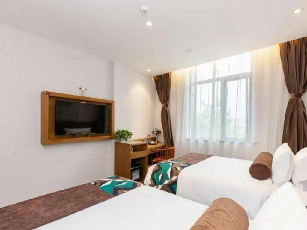 Bed in James Joyce Coffetel·Shanghai Zhuanqiao Wanda Plaza