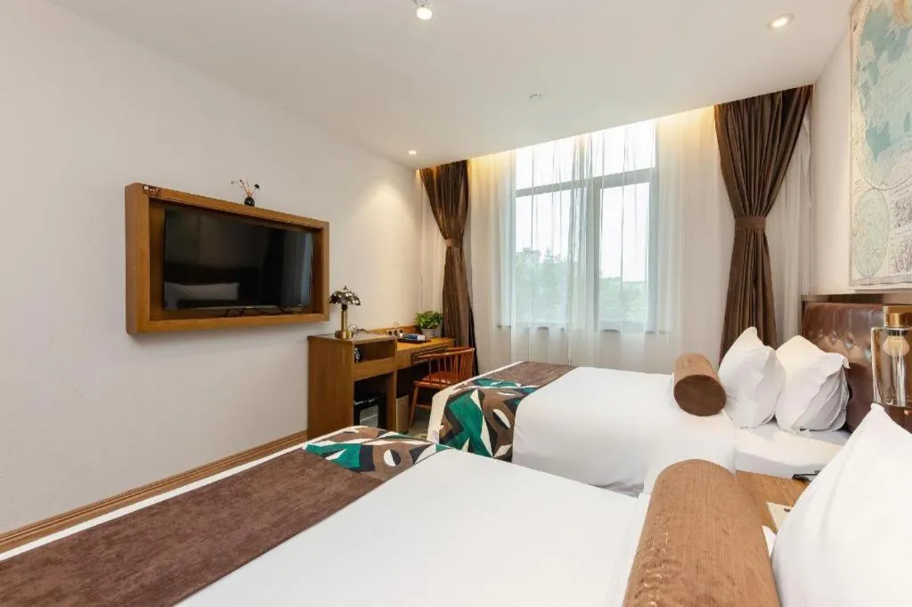 Bed in James Joyce Coffetel·Shanghai Zhuanqiao Wanda Plaza