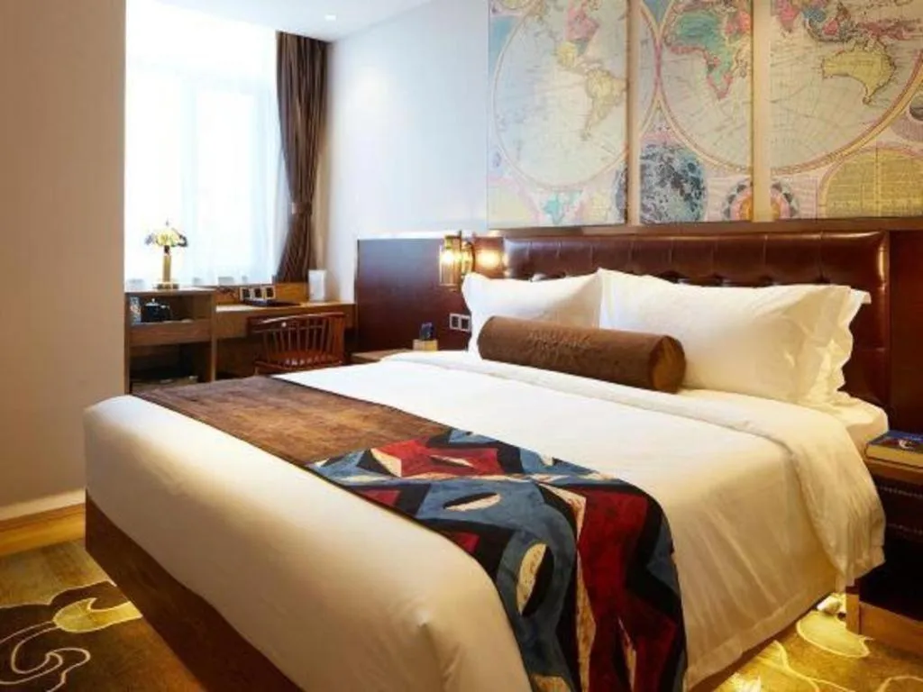 Bed in James Joyce Coffetel·Shanghai Zhuanqiao Wanda Plaza
