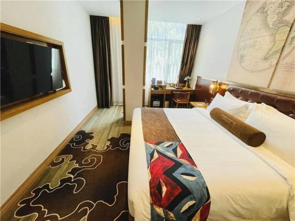 Bed in James Joyce Coffetel·Shanghai Zhuanqiao Wanda Plaza