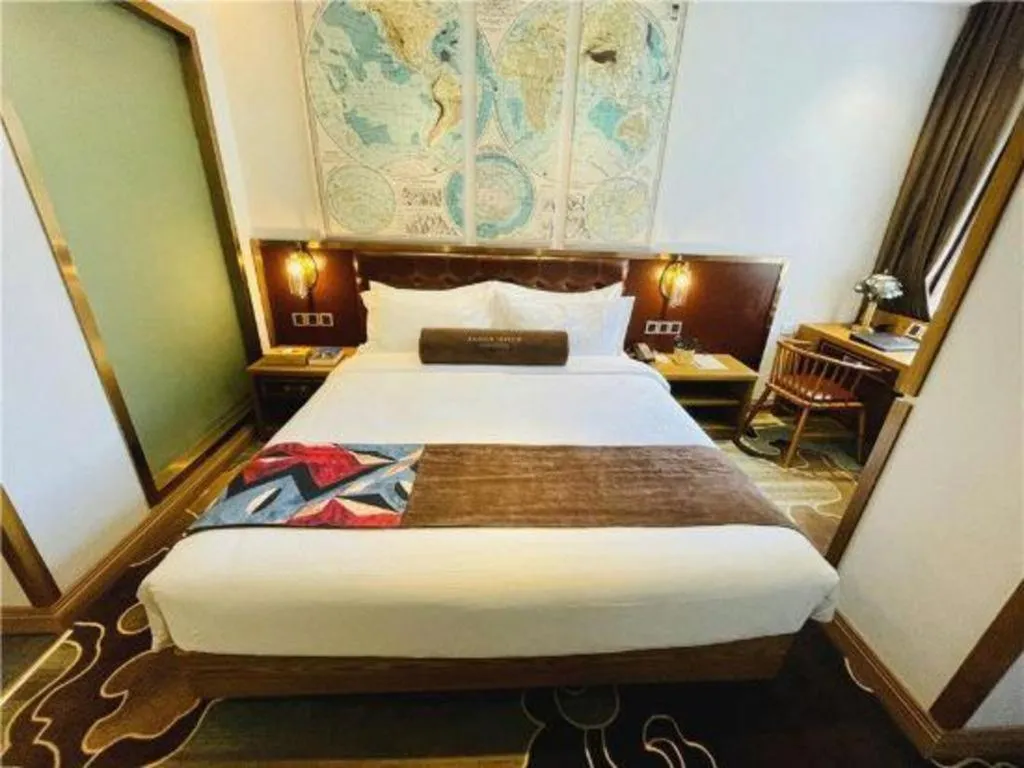 Bed in James Joyce Coffetel·Shanghai Zhuanqiao Wanda Plaza