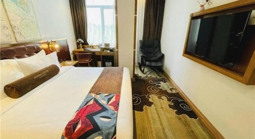 Bed in James Joyce Coffetel·Shanghai Zhuanqiao Wanda Plaza