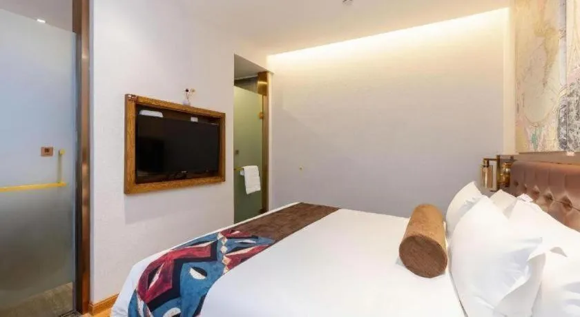 Bed in James Joyce Coffetel·Shanghai Zhuanqiao Wanda Plaza