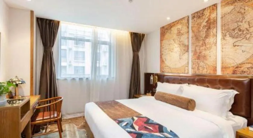 Bed in James Joyce Coffetel·Shanghai Zhuanqiao Wanda Plaza