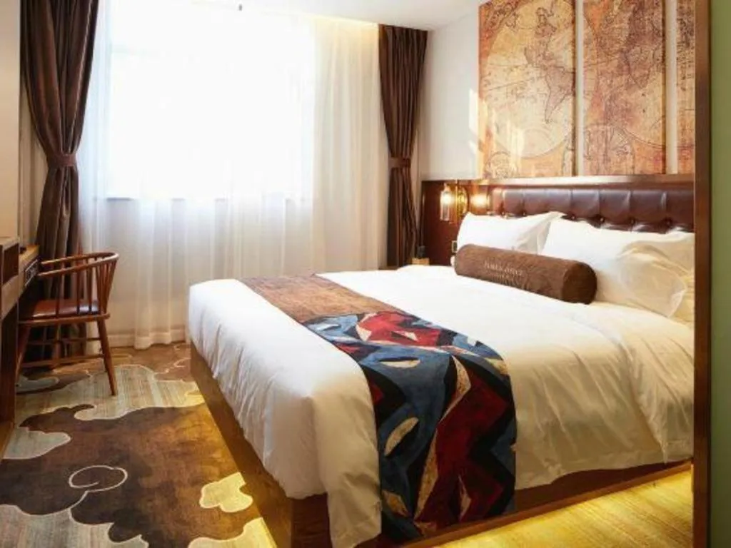 Bed in James Joyce Coffetel·Shanghai Zhuanqiao Wanda Plaza