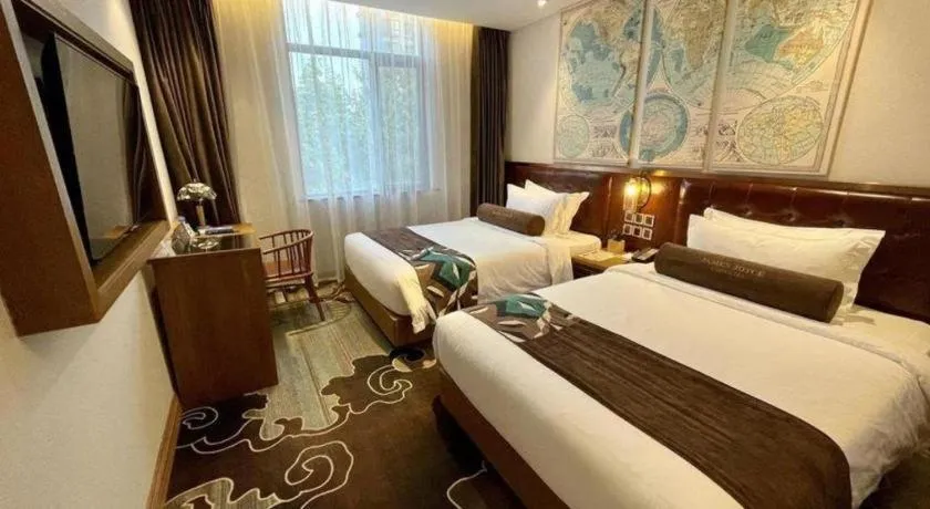 Bed in James Joyce Coffetel·Shanghai Zhuanqiao Wanda Plaza