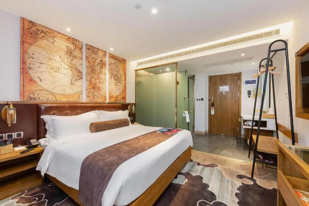 Bed in James Joyce Coffetel·Shanghai Zhuanqiao Wanda Plaza