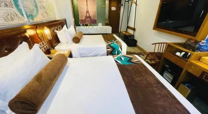 Bed in James Joyce Coffetel·Shanghai Zhuanqiao Wanda Plaza