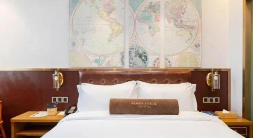 Bed in James Joyce Coffetel·Shanghai Zhuanqiao Wanda Plaza