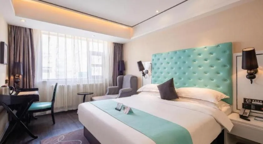 Bed in Xana Hotelle·JiNan Daminghu East Gate Shandong University