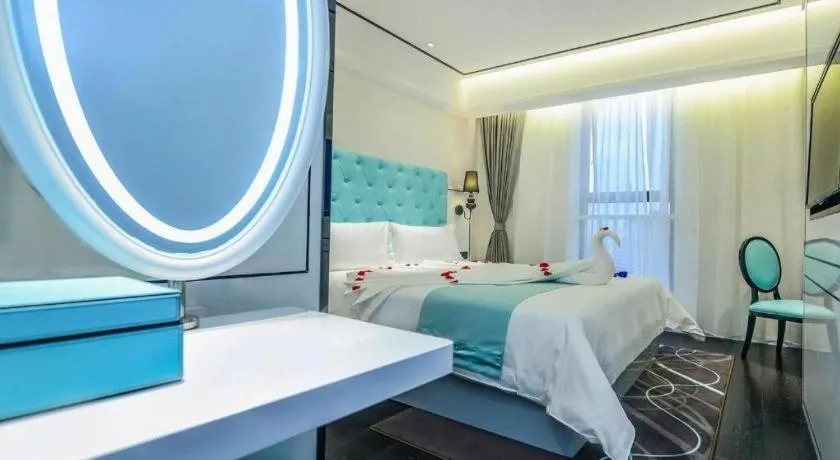 Bed in Xana Hotelle·JiNan Daminghu East Gate Shandong University