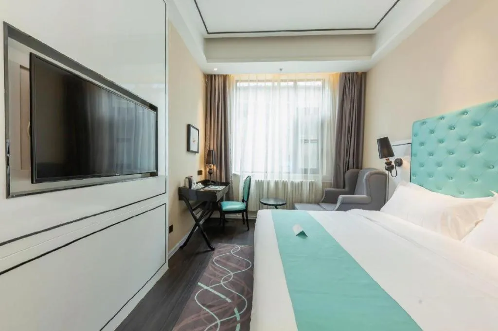 Bed in Xana Hotelle·JiNan Daminghu East Gate Shandong University