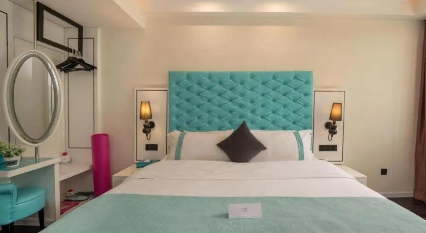 Bed in Xana Hotelle·JiNan Daminghu East Gate Shandong University