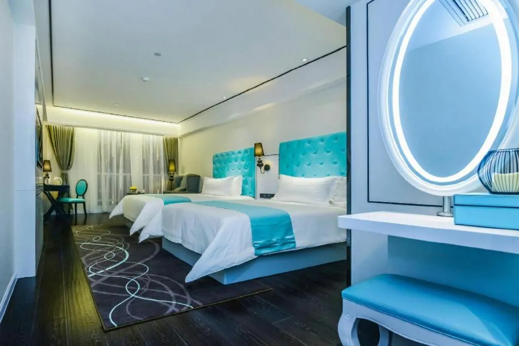 Bed in Xana Hotelle·JiNan Daminghu East Gate Shandong University