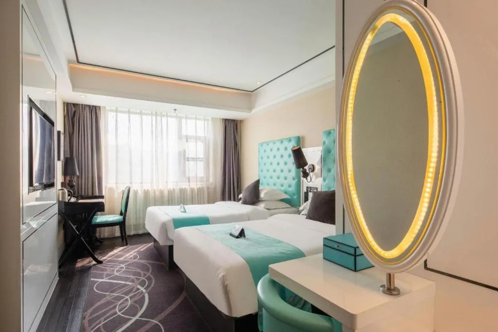 Bed in Xana Hotelle·JiNan Daminghu East Gate Shandong University