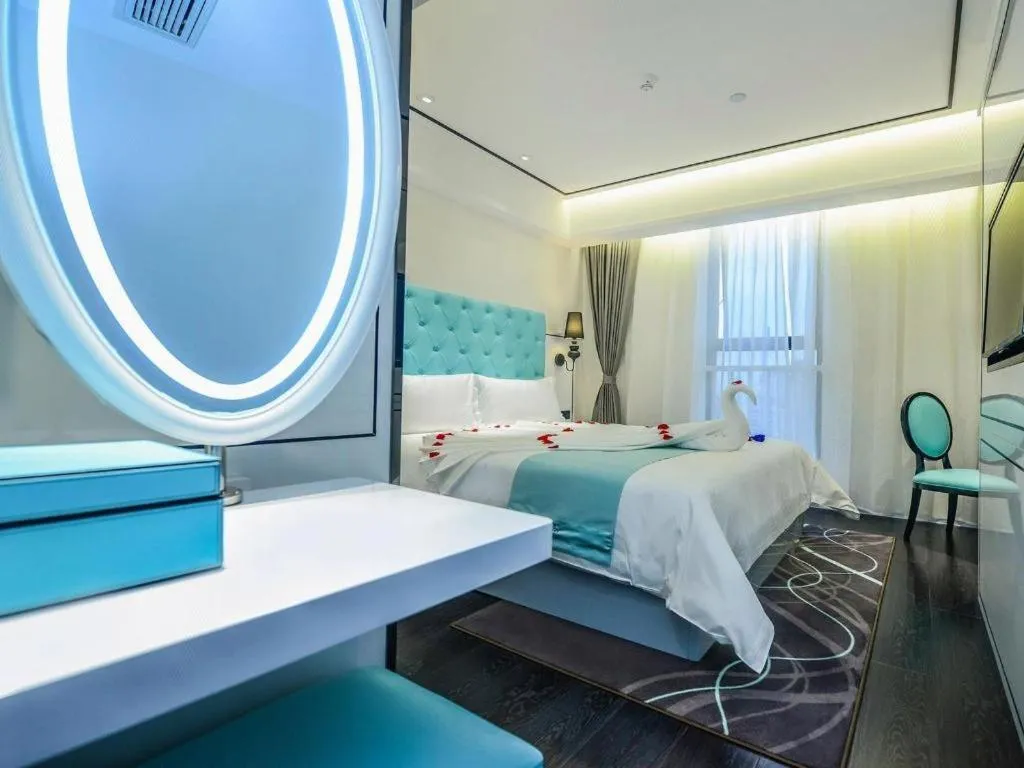 Bed in Xana Hotelle·JiNan Daminghu East Gate Shandong University