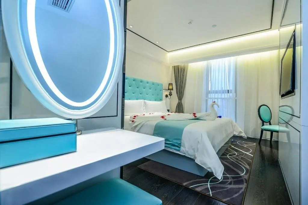 Bed in Xana Hotelle·JiNan Daminghu East Gate Shandong University