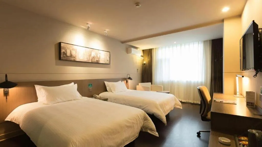 Bed in Jinjiang Inn Select Xuzhou Suning Plaza Jinguang East Road