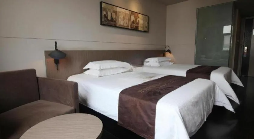 Bed in Jinjiang Inn Select Xuzhou Suning Plaza Jinguang East Road