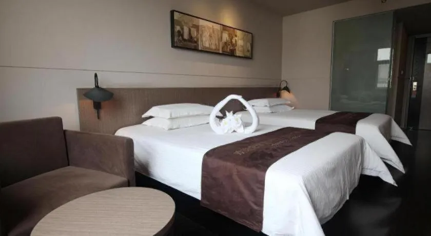 Bed in Jinjiang Inn Select Xuzhou Suning Plaza Jinguang East Road