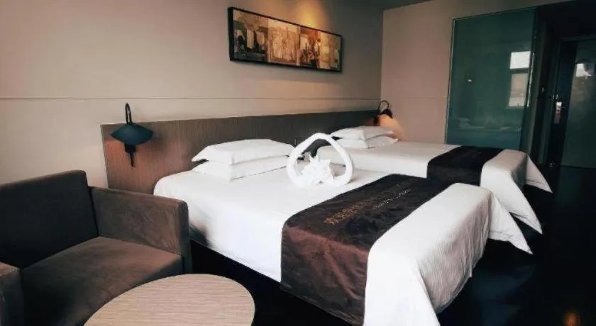 Bed in Jinjiang Inn Select Xuzhou Suning Plaza Jinguang East Road