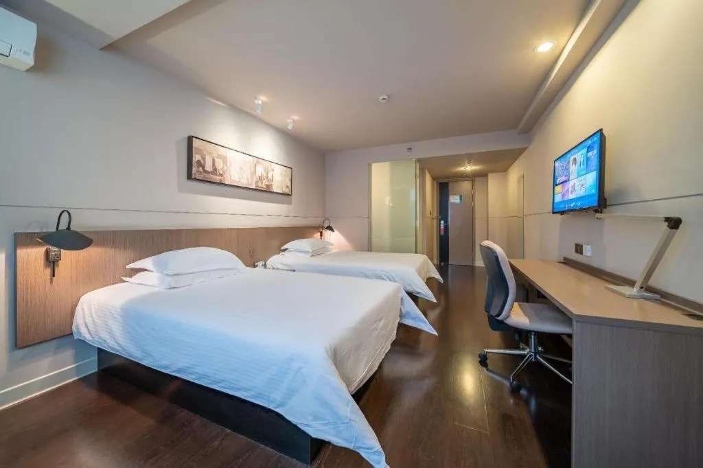 Bed in Jinjiang Inn Select Xuzhou Suning Plaza Jinguang East Road