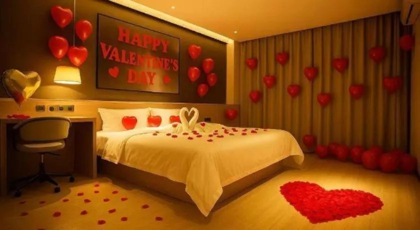 Bed in IU Hotels·Yinchuan Railway Station